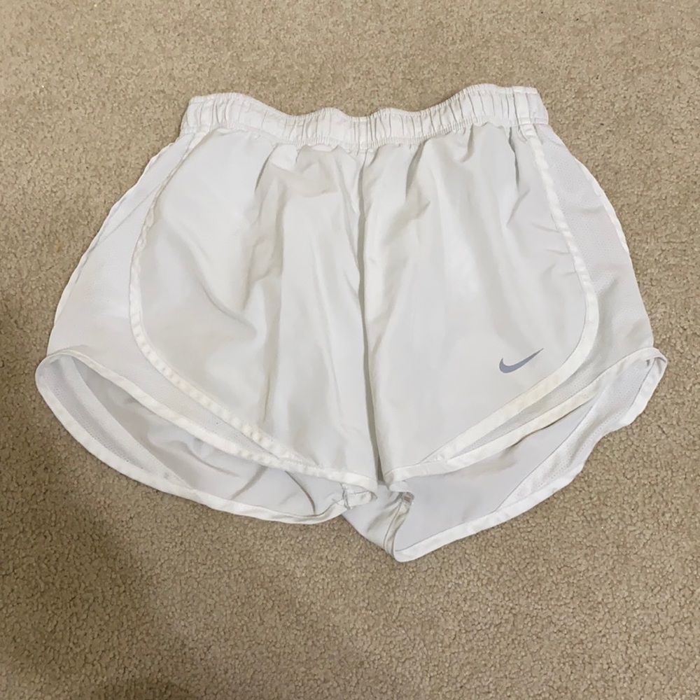 White Nike Tempo Shorts